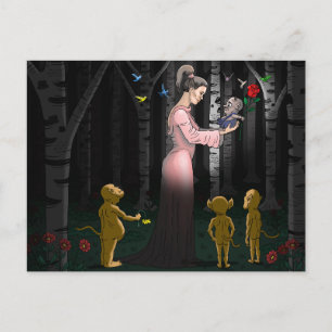 Postal Festiva Goblin Love Día de San Valentín