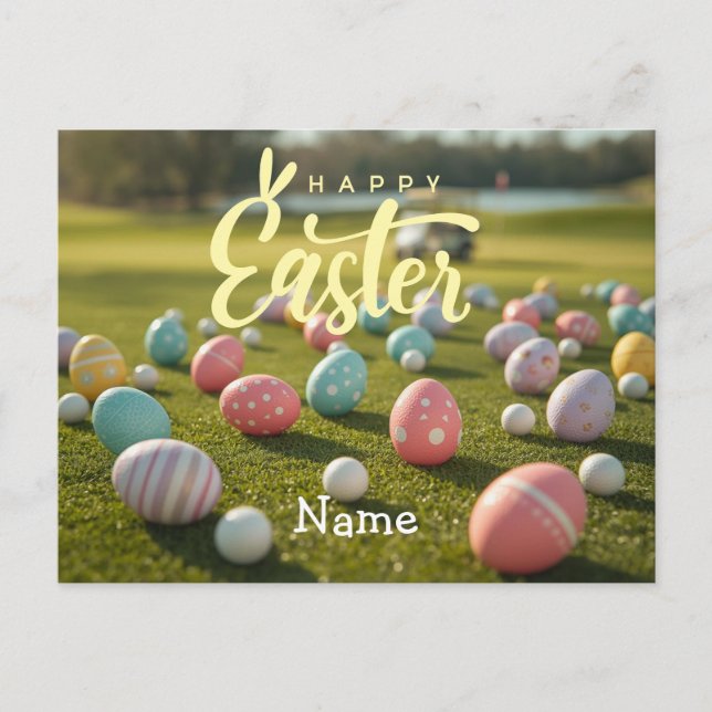 Postal Festiva Golf  Easter Holiday for golfer  (Anverso)
