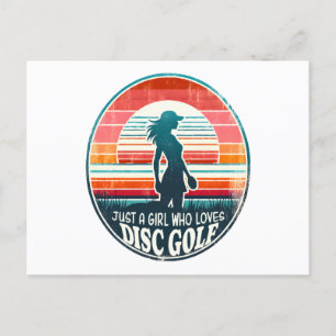 Postal Festiva Golf en disco femenino - Frisbee Golf Female
