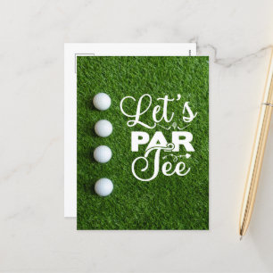 Postal Festiva Golf Let's Par Tee