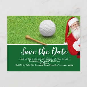 Postal Festiva Golf salva la fecha con Santa Claus para Navidades