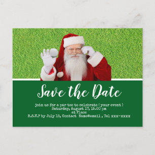 Postal Festiva Golf salva la fecha con Santa Claus para Navidades