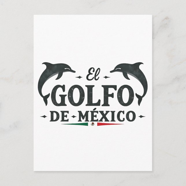 Postal Festiva Golfo Americano de México (Anverso)