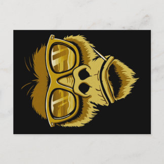 Postal Festiva Gorilla de mono Guay | Pintura pop moderna