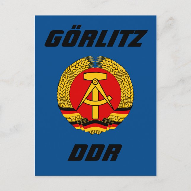 Postal Festiva Gorlitz, DDR de la República Democrática Alemana. (Anverso)