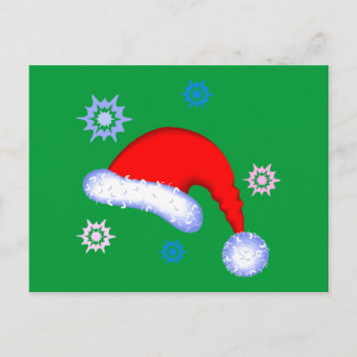 Postal Festiva Gorra de Papá Noel