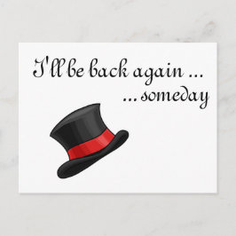 Postal Festiva Gorra de seda cutáneo derretido de Snowman