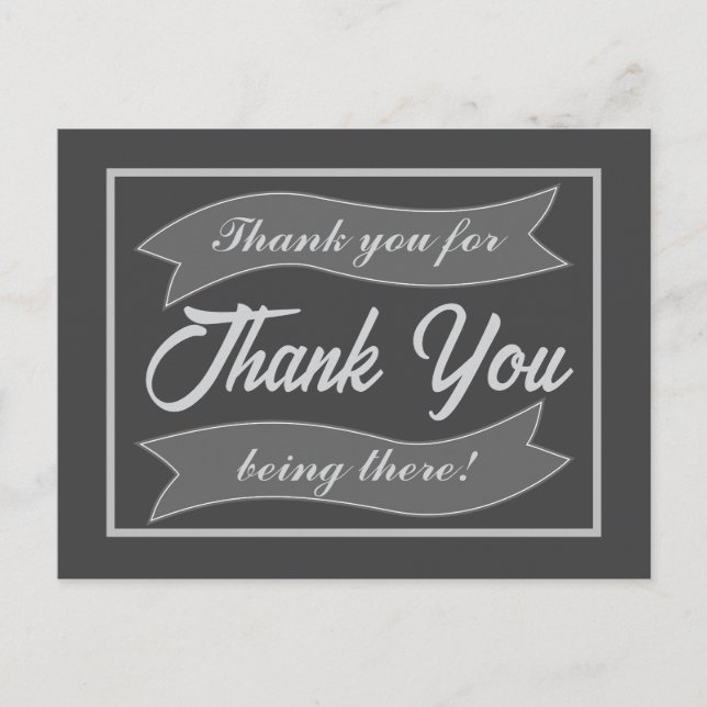 Postal Festiva Gracias a la foto personalizada (Anverso)