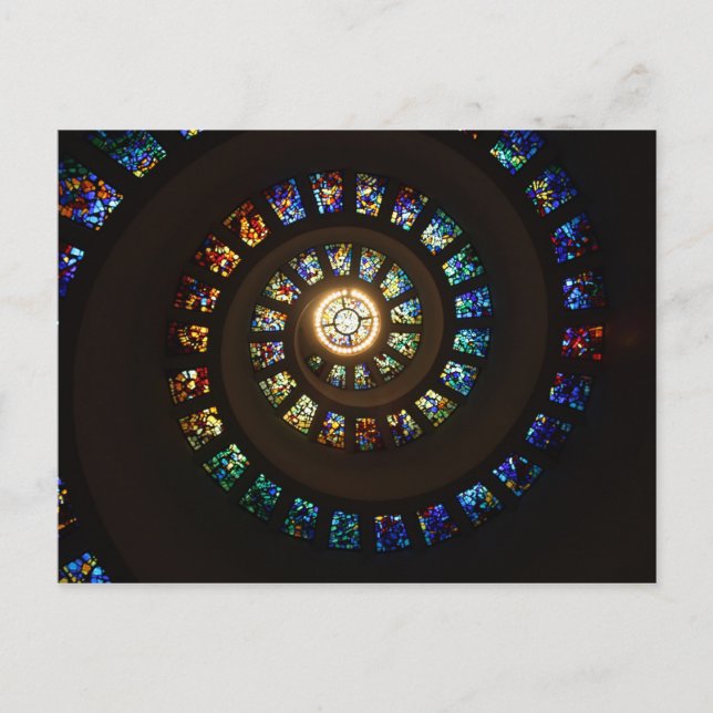 Postal Festiva Gracias por dar cuadrado # 9 (Anverso)