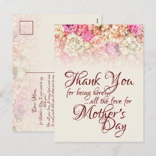 Postal Festiva Gracias por estar aquí - Día de la Madre