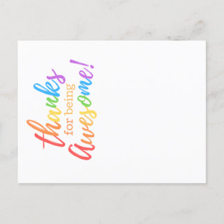 Postal Festiva Gracias por ser increíble