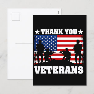 Postal Festiva Gracias por su servicio: Día de los Veteranos 2025