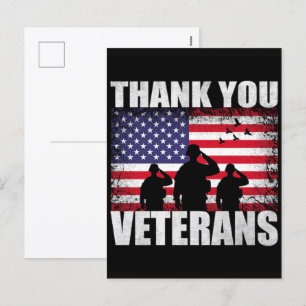 Postal Festiva Gracias por su servicio: Día de los Veteranos 2025