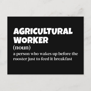 Postal Festiva Graciosa definición de trabajador agrícola