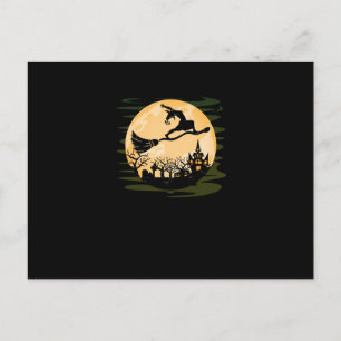 Postal Festiva Graciosa travesía de yoga Chicas disfraz de Hallow