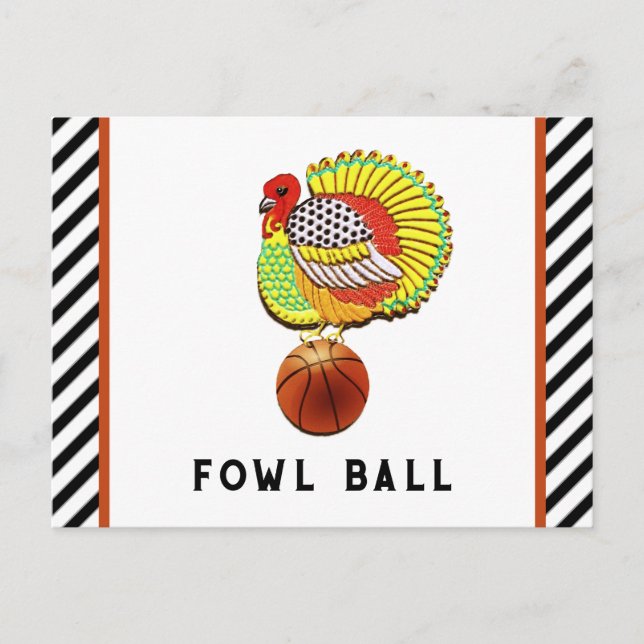 Postal Festiva Gracioso Día de Gracias (Anverso)