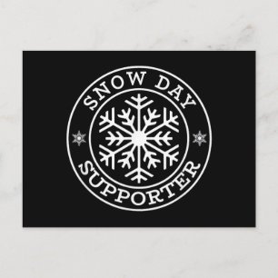 Postal Festiva Gracioso estudiante de invierno Sn, estudiante de 