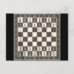 Postal Festiva Gracioso perezoso disfraz de la Guay Chess Board H