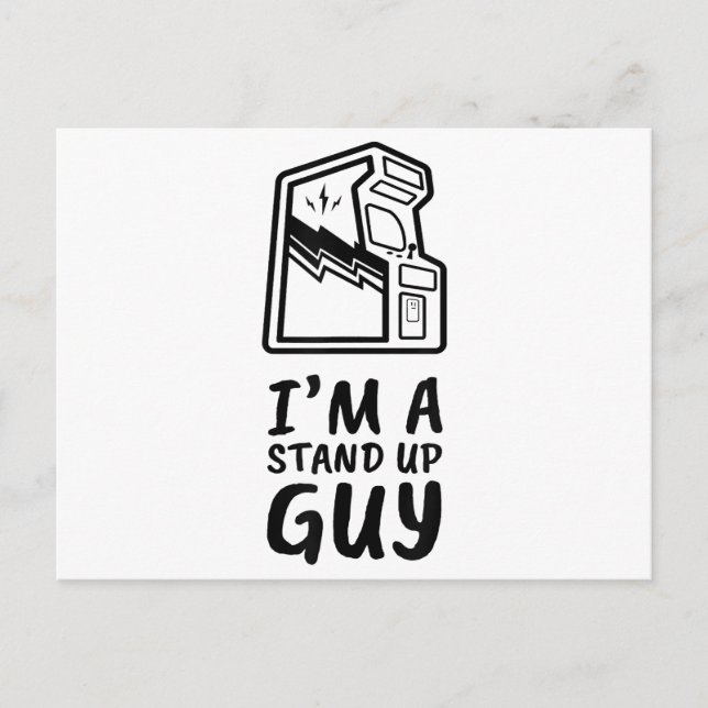 Postal Festiva Gracioso videojuego de retro gamer Arcade Viejo Co (Anverso)