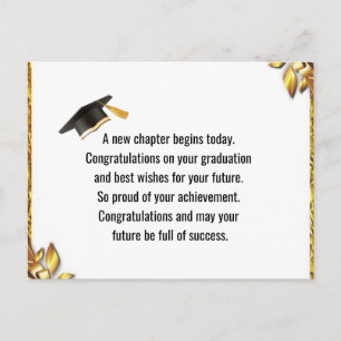 Postal Festiva Graduación- Diseño Universal para todas las edades