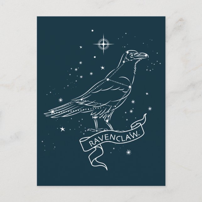 Postal Festiva Gráfica de constelación RAVENCLAW™ (Anverso)