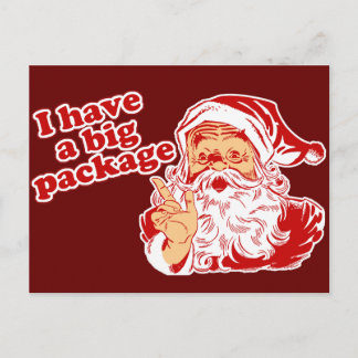 Postal Festiva Gran paquete de Santas