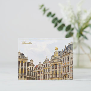 Postal Festiva Gran Plaza de Bruselas