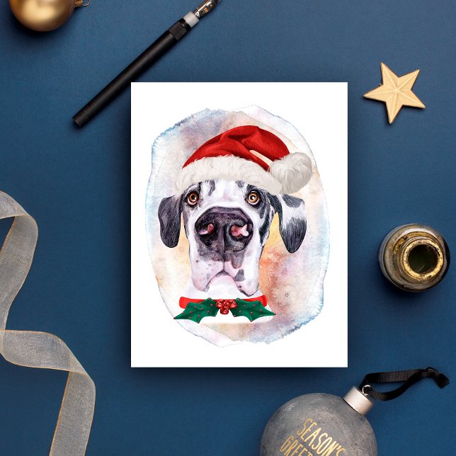 Postal Festiva Grandes Regalos De Navidades De Danés Para Los Ama (Subido por el creador)