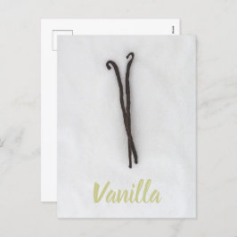 Postal Festiva Grano de vainilla con azúcar