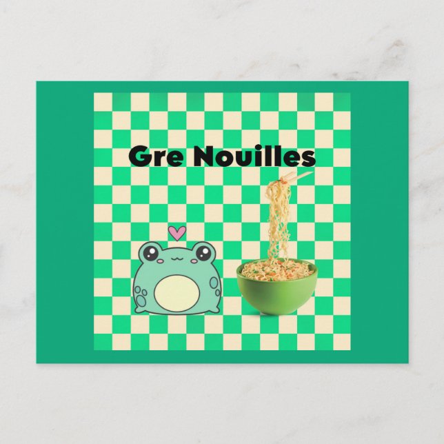 Postal Festiva gre nouilles (Anverso)