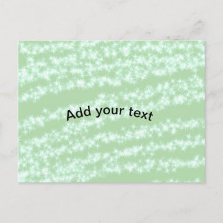 Postal Festiva Green pastel glitter sparkle name text boho retro 