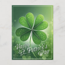 Green Shamrock Happy St. Patrick's Day (8) c