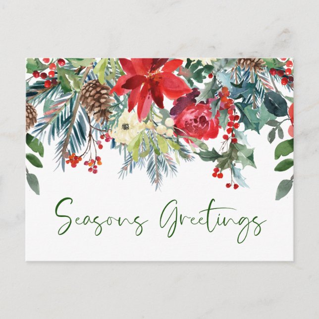 Postal Festiva Greeneration Corporate Card Seasons Greetings (Anverso)