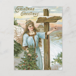 Postal Festiva Greetings Angel