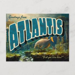 Postal Festiva Greetings from Atlantis Postcards