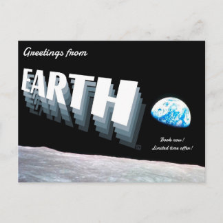 Postal Festiva Greetings from Earth Postcards