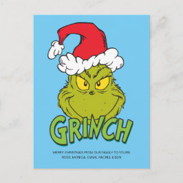 Postal Festiva Grinch Clásico | Travieso o Bueno