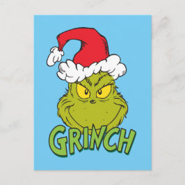 Postal Festiva Grinch Clásico | Travieso o Bueno