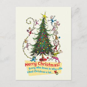 Postal Festiva Grinch   Me han dado a Cindy Lou Quién de bueno