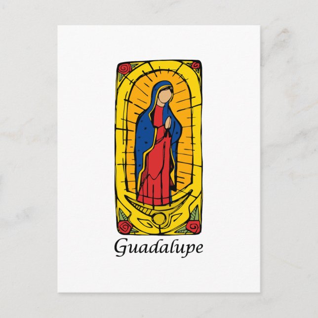 Postal Festiva Guadalupe (Anverso)