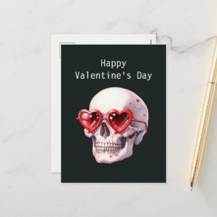 Postal Festiva Guay Gothic Feliz Día de San Valentín