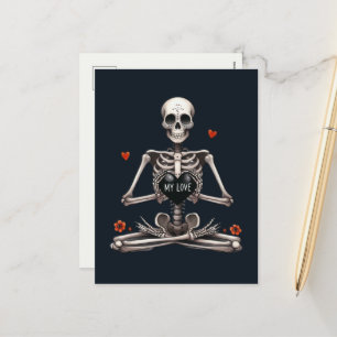 Postal Festiva Guay Gothic Feliz Día de San Valentín