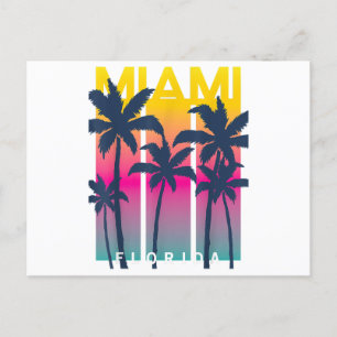 Postal Festiva Guay Miami Florida Tees de diseño gráfico, me enca