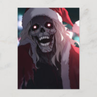 Guay Scary Creepy Skull Santa Claus Xmas