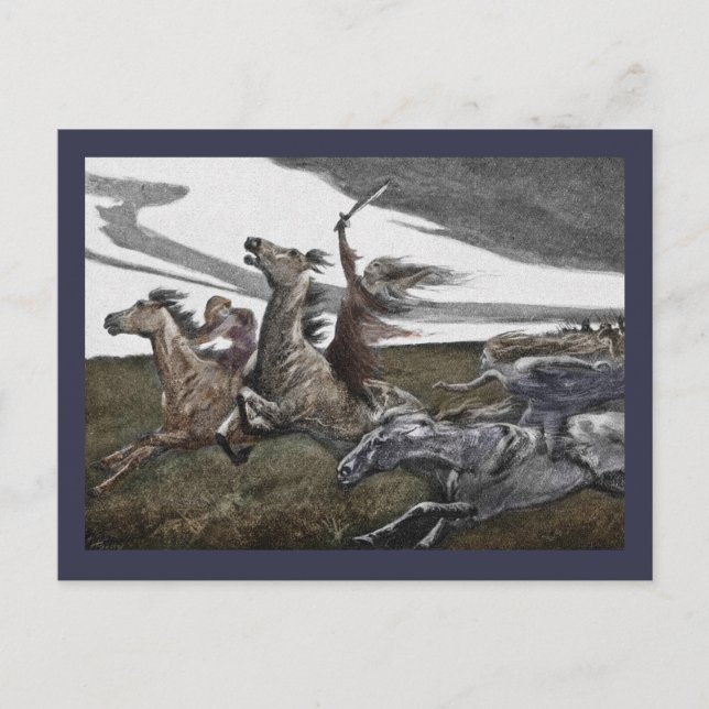 Postal Festiva Guerreras las Dises (Anverso)