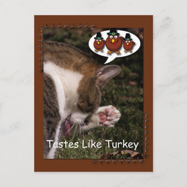 Postal Festiva Gustos como Turquía (Anverso)