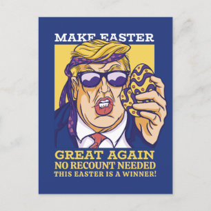 Postal Festiva Hacer de la Pascua una vez más divertida a Donald