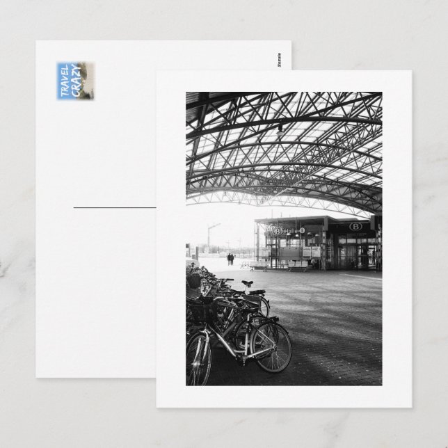 Postal Festiva Halle Train Station, Belgium (Anverso / Reverso)