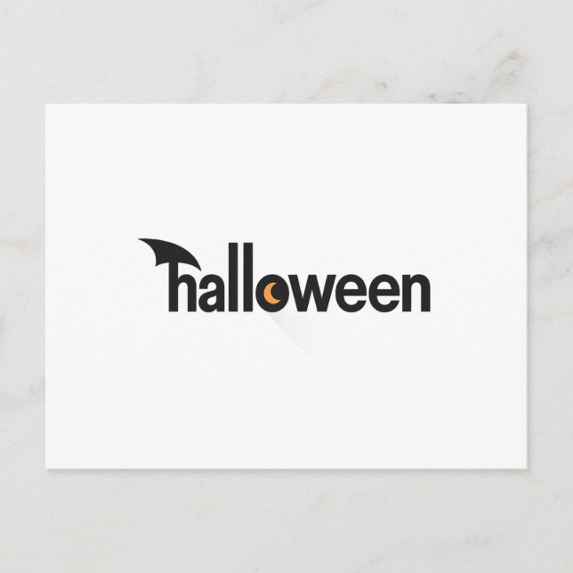 Postal Festiva Halloween (Anverso)