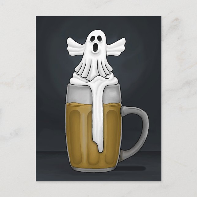 Postal Festiva Halloween Boo Ghost (Anverso)